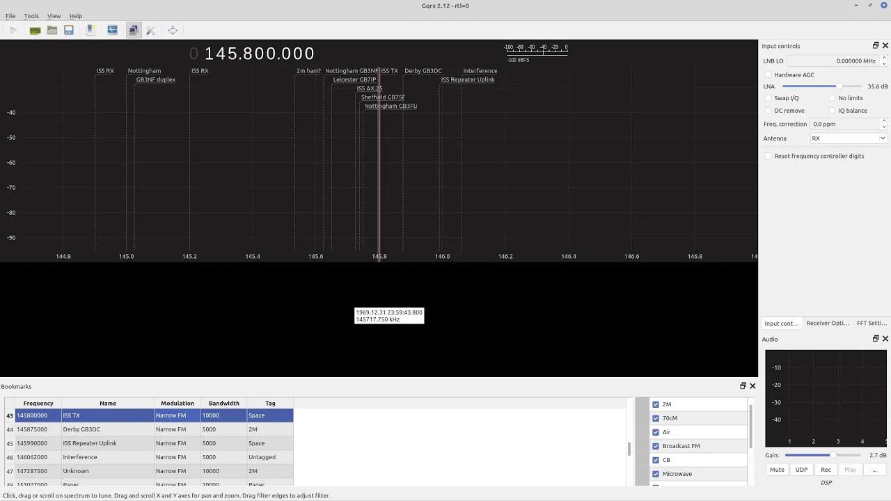 SDR Software Defined Radio - Installing GQRX on Linux
