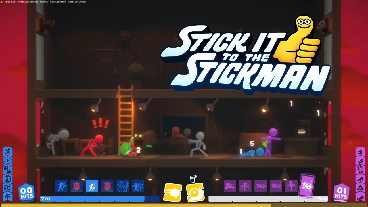 Stick It to the Stickman – Couch Co-Op Duo Gameplay Walkthrough