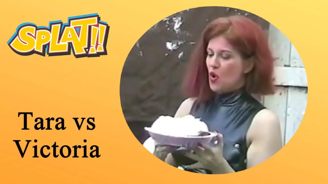 Comedy pie fight# 159 - Tara vs Victoria