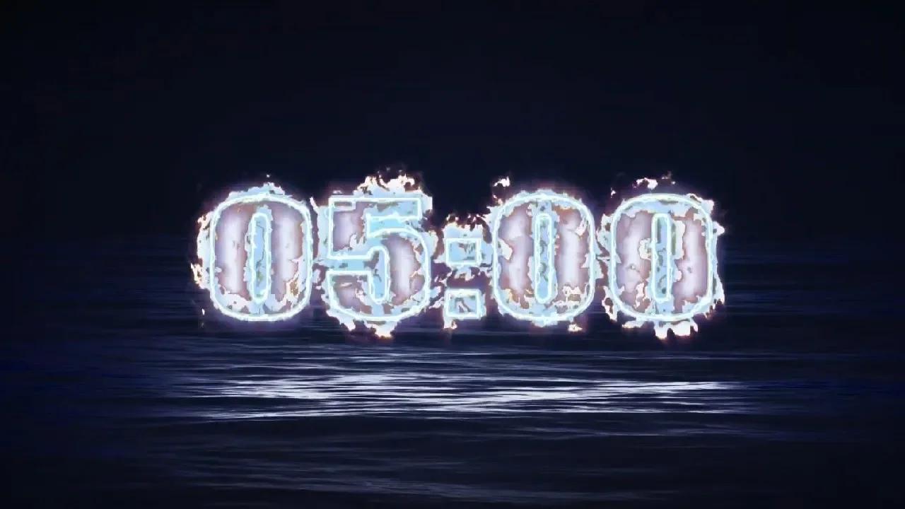 5 Minutes Timer Count Up Sea