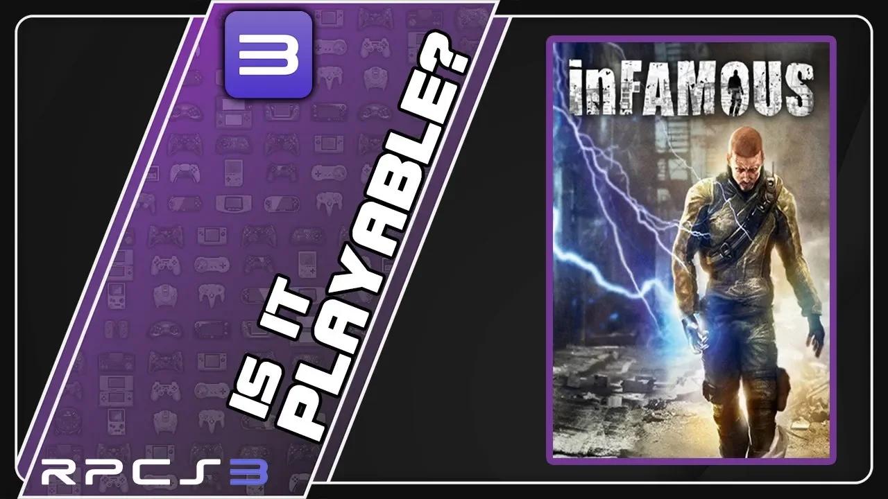 Is Infamous Playable? RPCS3 Performance [GTR6 Mini PC]