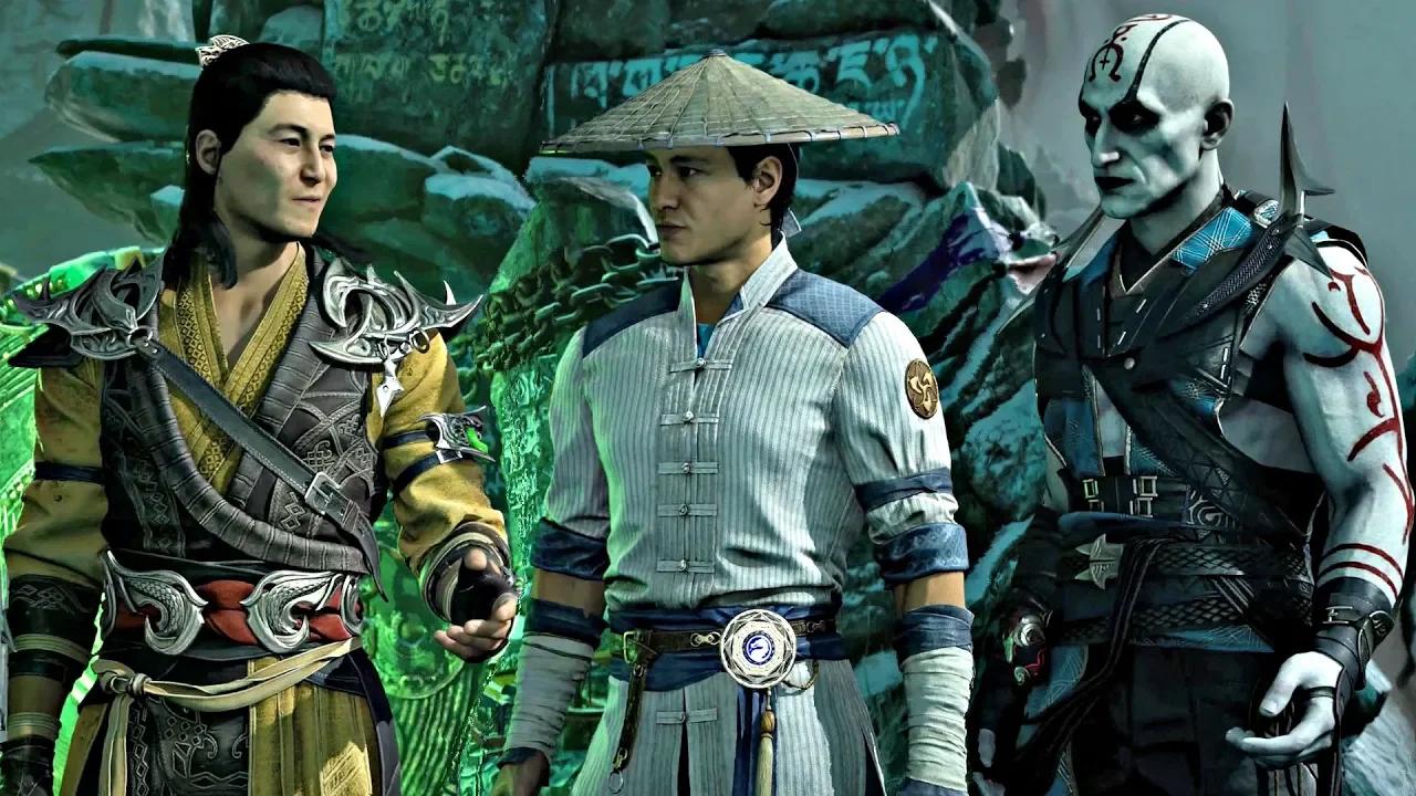Mortal Kombat 1 Raiden Helps Shang Tsung & Quan Chi Scene (MK12 2023) PS5