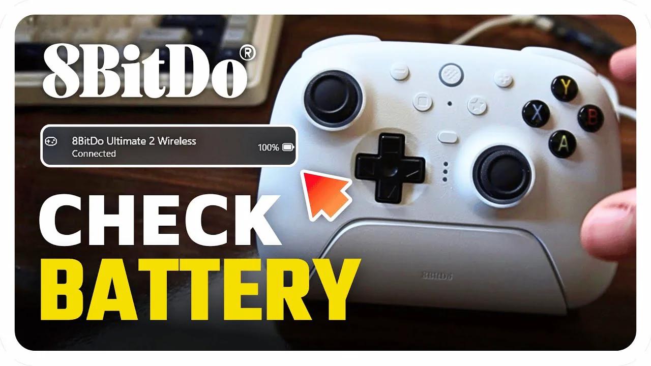 How To Check Battery Level on 8BitDo Ultimate 2 Controller (Easy Guide)