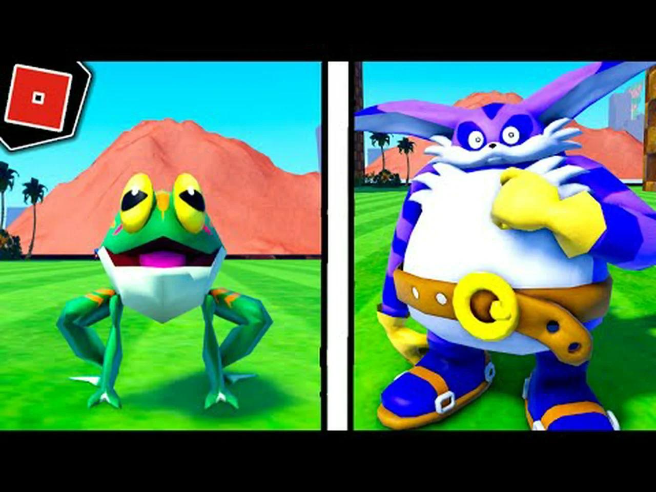 How to get FROGGY EVENT BADGE and BIG THE CAT in SONIC RP+ (ROBLOX)