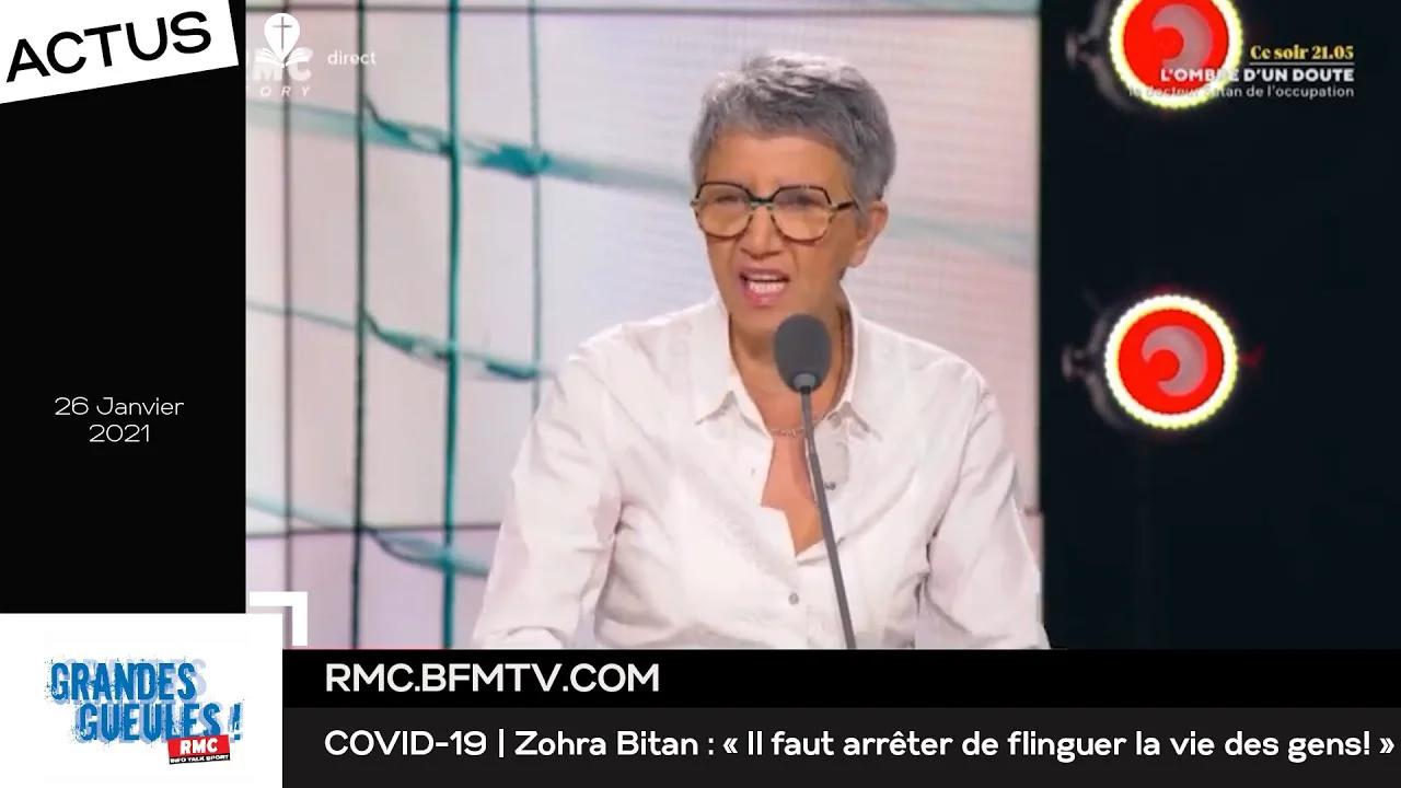 COVID-19 | Zohra Bitan : « Il faut arrêter de flinguer la vie des gens!