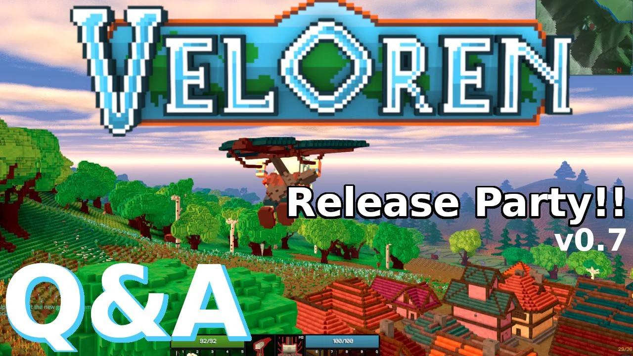 Veloren Release Party and Online Play on Linux!! - (Linux Q&A)