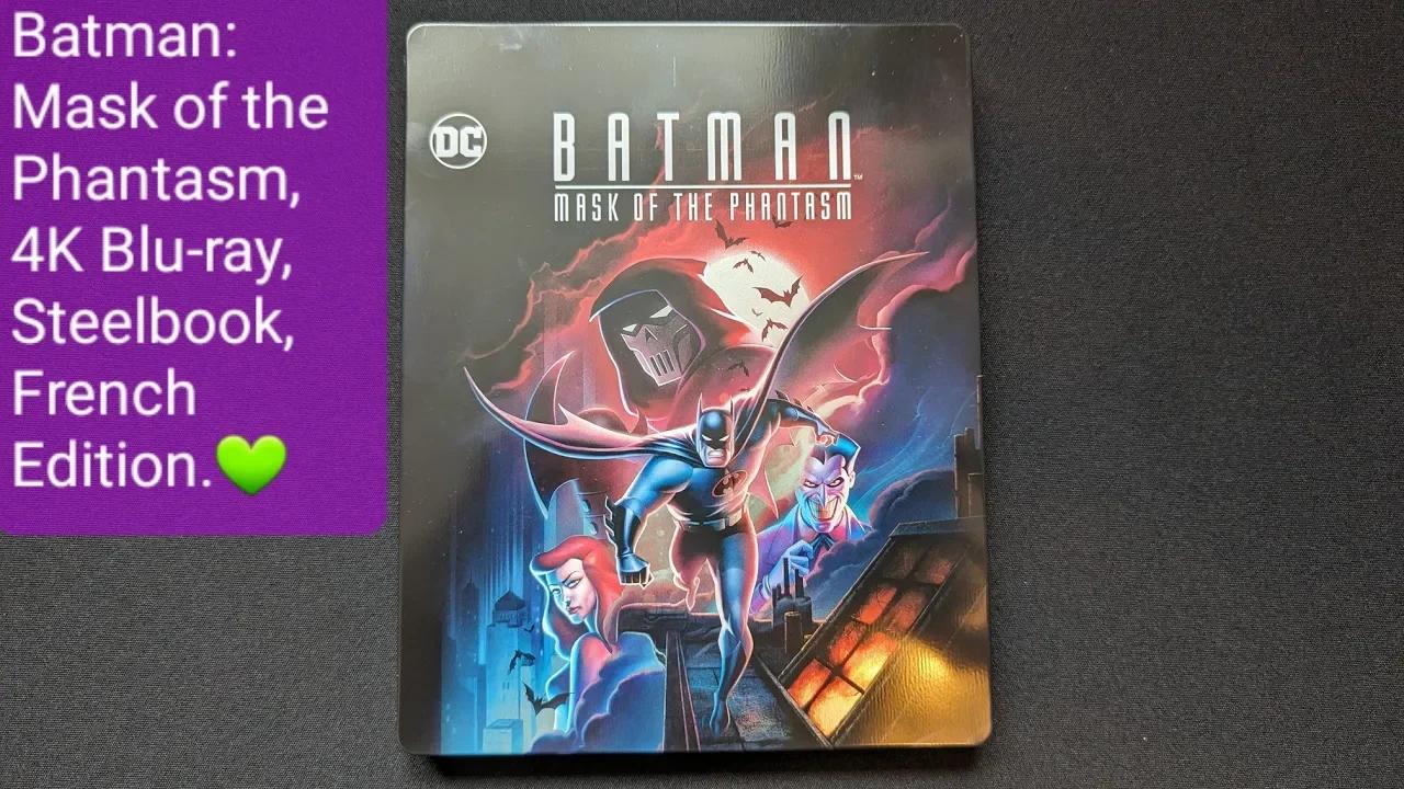 Batman Mask of the Phantasm 4K Bluray steelbook PART ONE