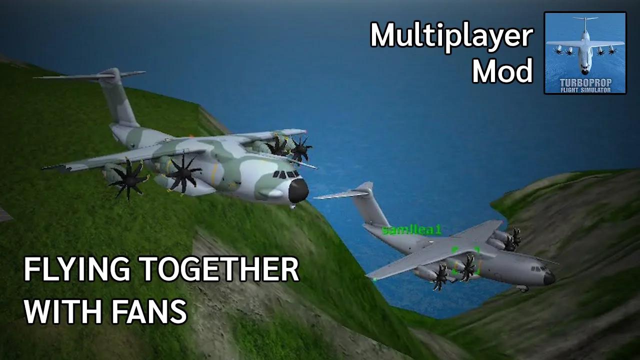 TFS Multiplayer Mod FLYING WITH FANS Turboprop Flight Simulator