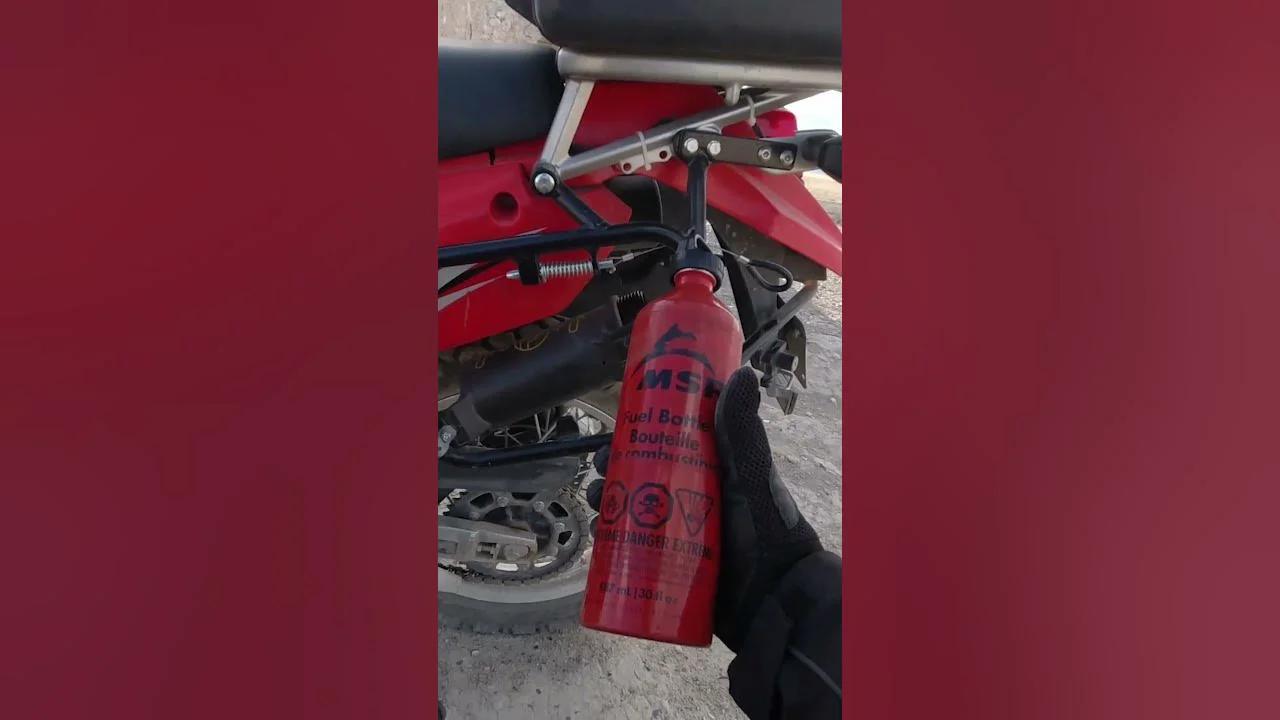 How to Carry Emergency Fuel on a KLR650 shorts