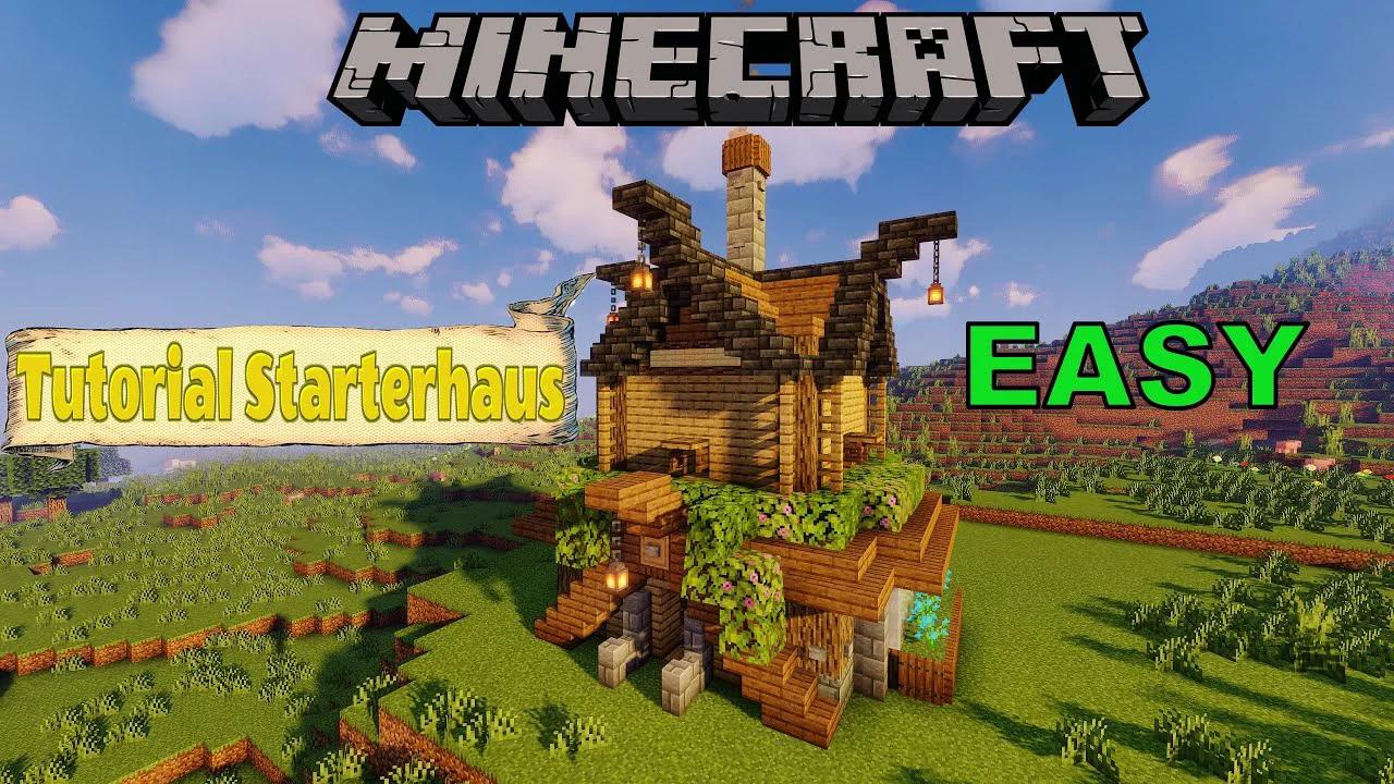 Minecraft Tutorial   -   Starterhaus (easybuild) #minecrafttutorial