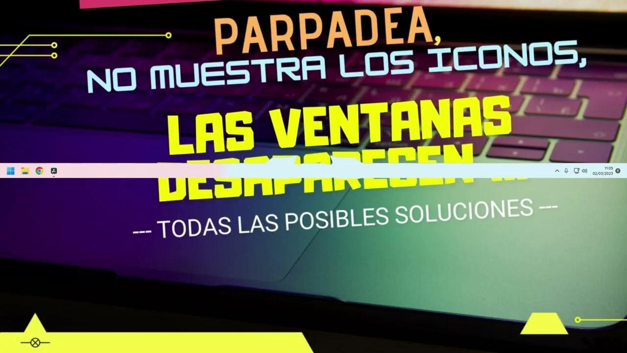 windows 10 barra de tareas parpadea