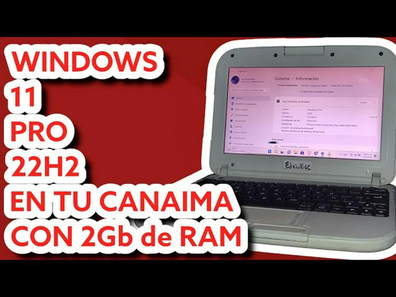 windows 11 para 2gb ram