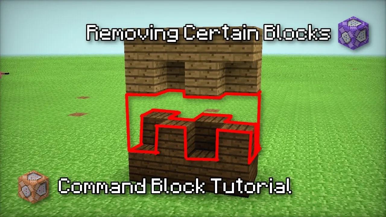 How to Remove Certain Blocks | Minecraft Bedrock Tutorial