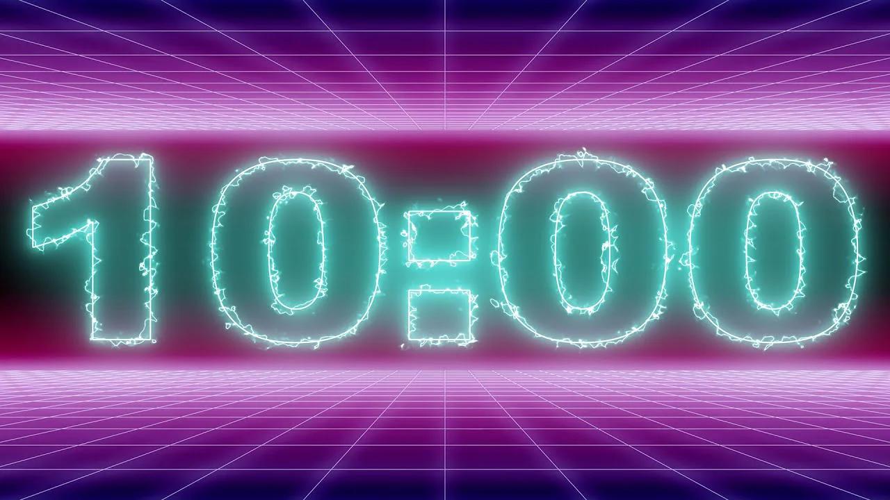10 minute timer with music electric