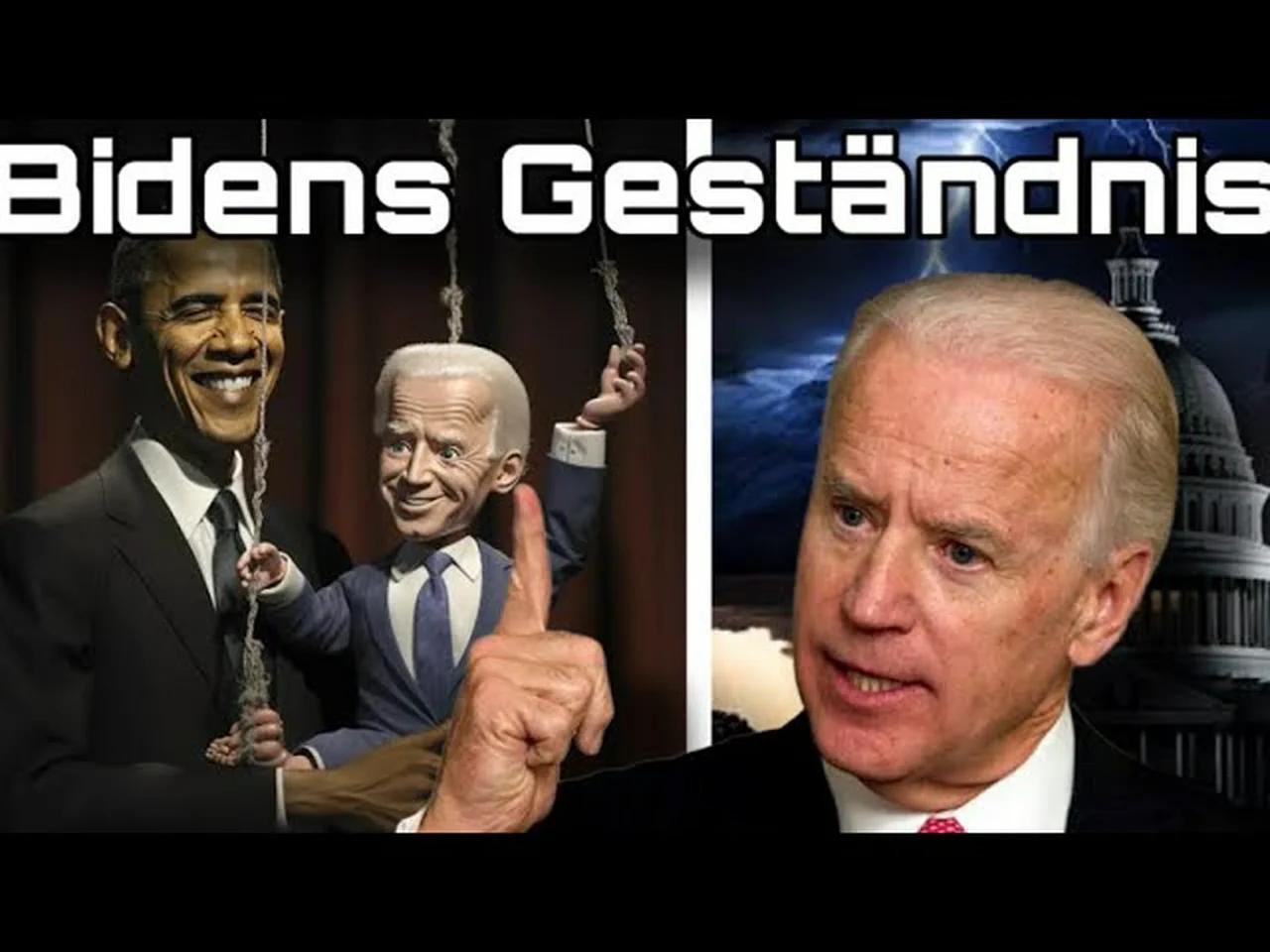 ⁣Bidens Geständnis: „Obama ist der Strippenzieher“