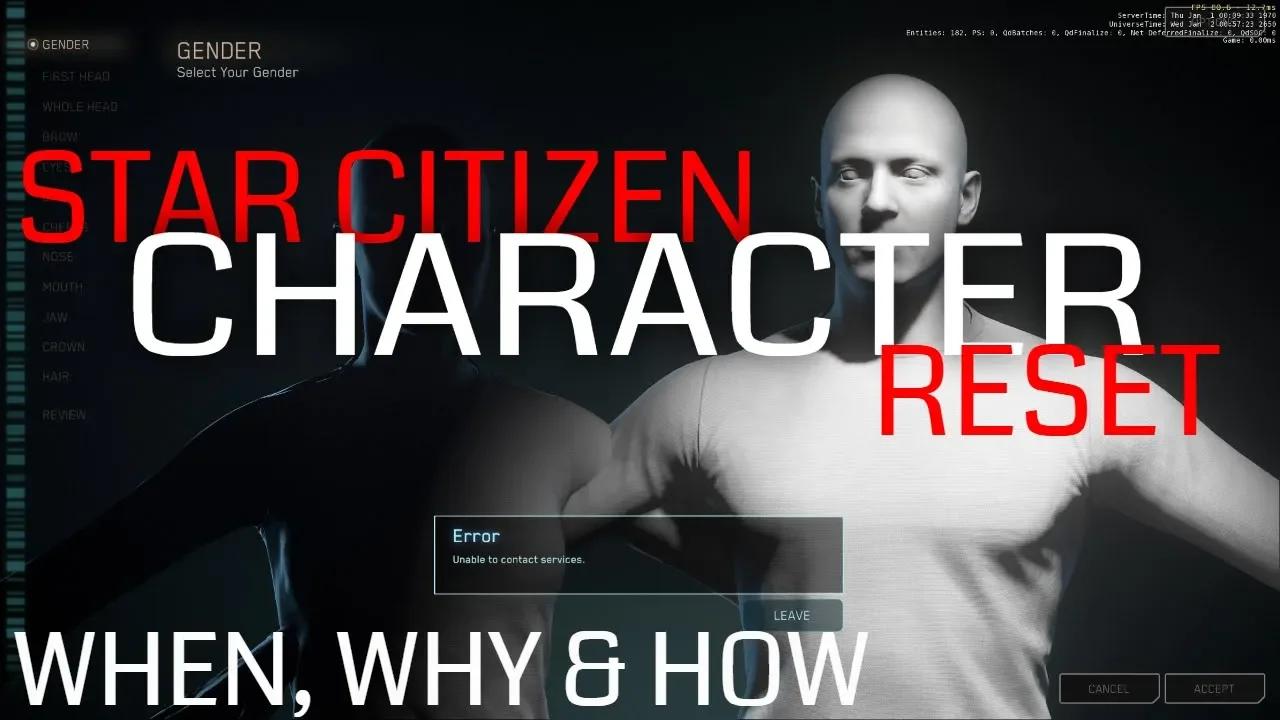How To Character Reset Star Citizen