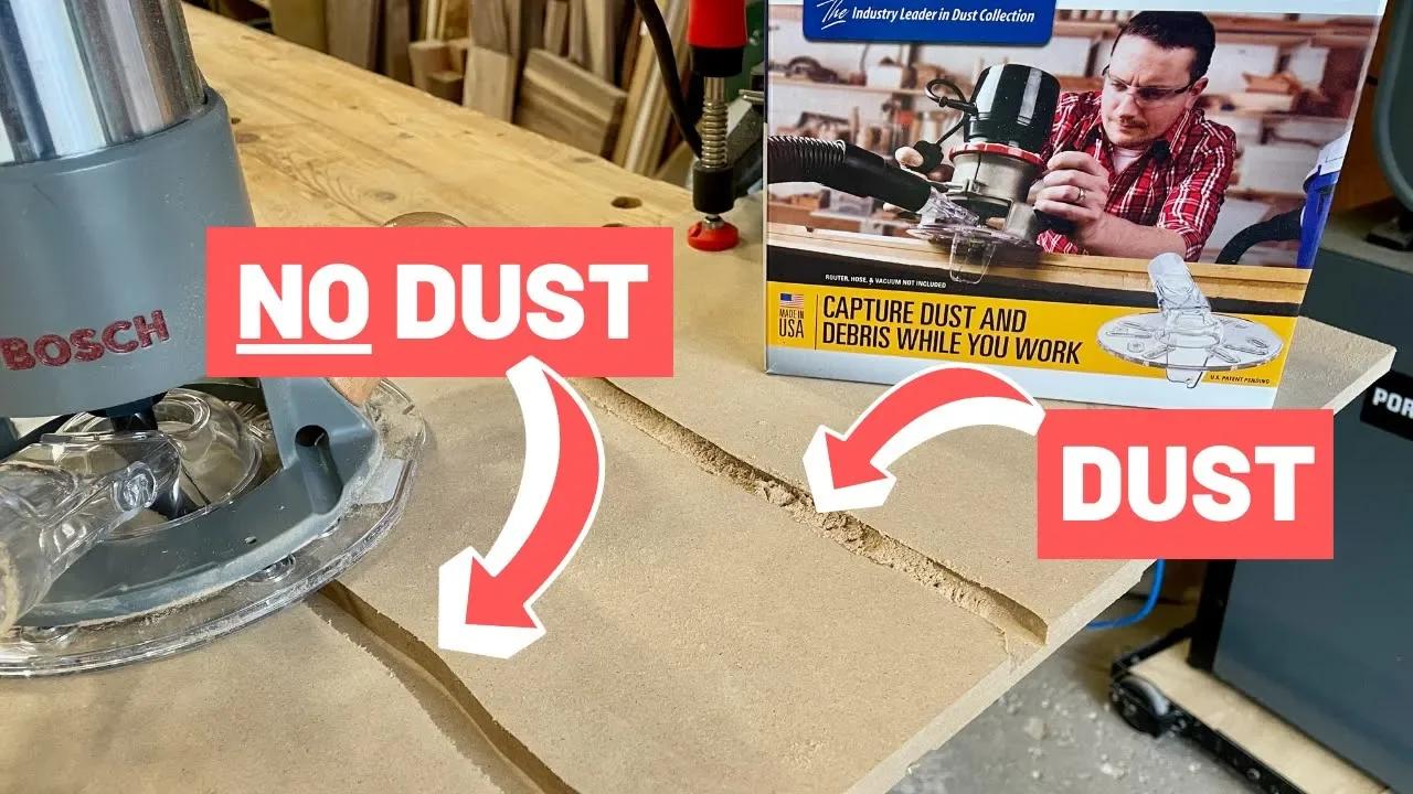 Review of Oneida DustFree Router Hood // Best Dust Collection for Routers?