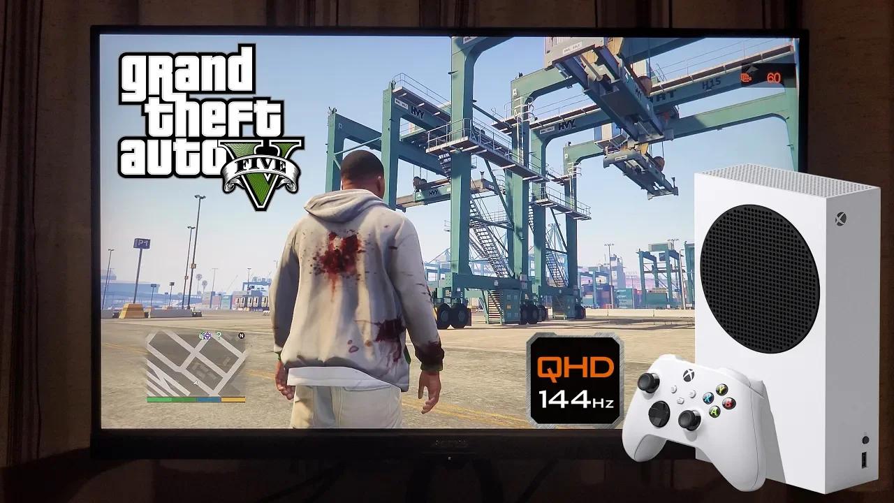 GRAND THEFT AUTO V XBOX SERIES S 1440P MONITOR