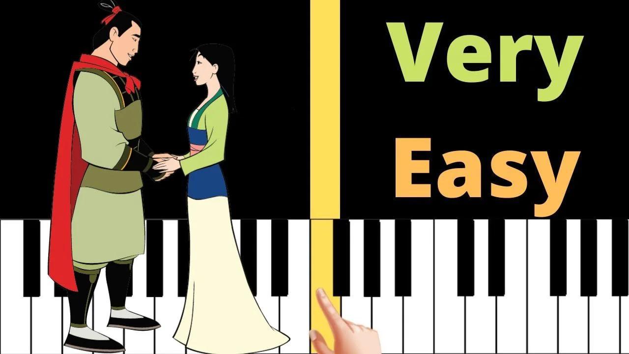 Disney S Mulan Reflection Very Easy Piano Tutorial Piano Cover