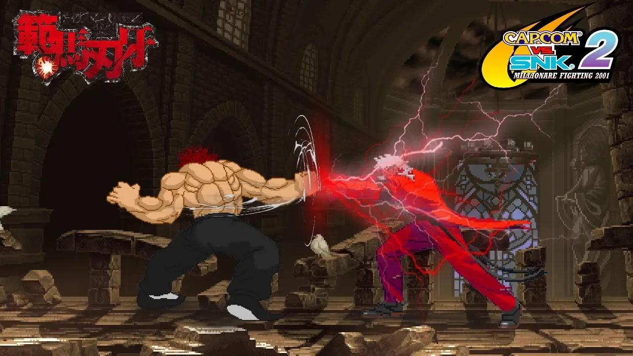 Yujiro Hanma vs God Rugal - Baki X Capcom vs SNK 2 | Capcom X SNK X Anime