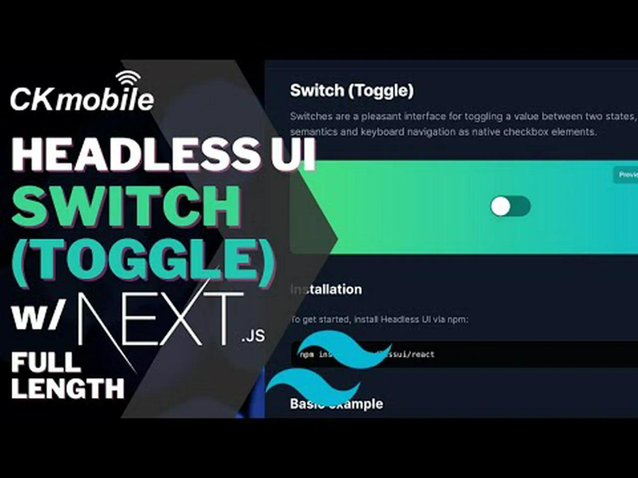 How to create Switch/ Dropdown menu with headless UI (with Nextjs ...