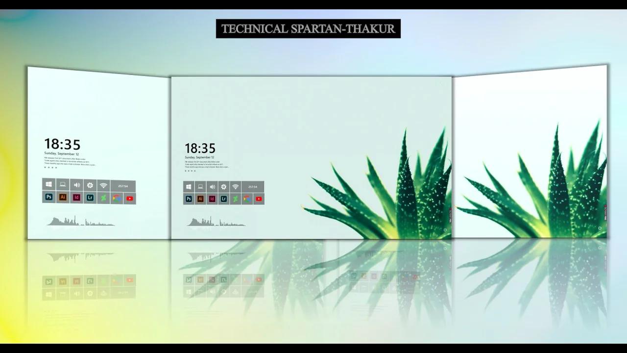Minimalist Desktop Setup | Elegant Clean Desktop 2021 | Windows 10 ...