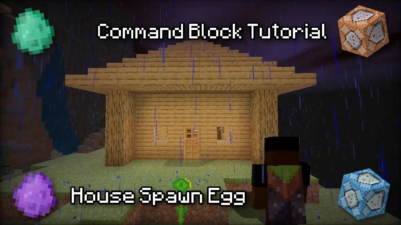 How to make a House Spawn Egg in Minecraft Bedrock | Version 1.9/1.14 ...