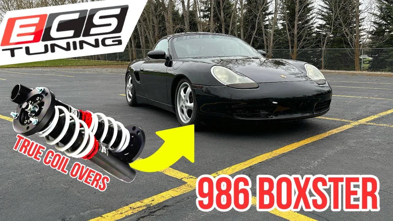 ECS Tuning 986 Boxster suspension unboxing and review - Is this setup ...