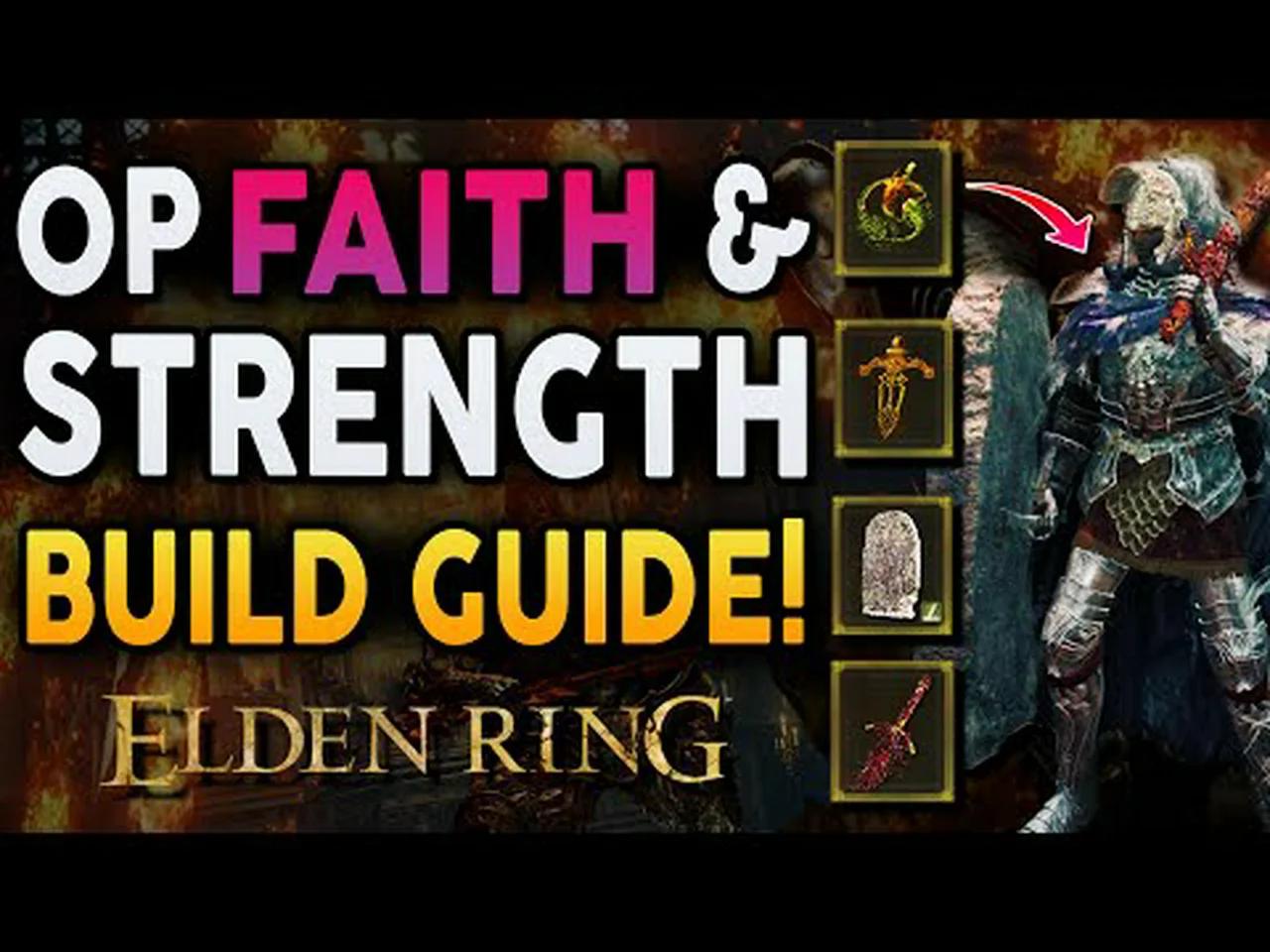 BEST Strength Faith Build After Patch 1.04 IS SO OP! Elden Ring Fire ...