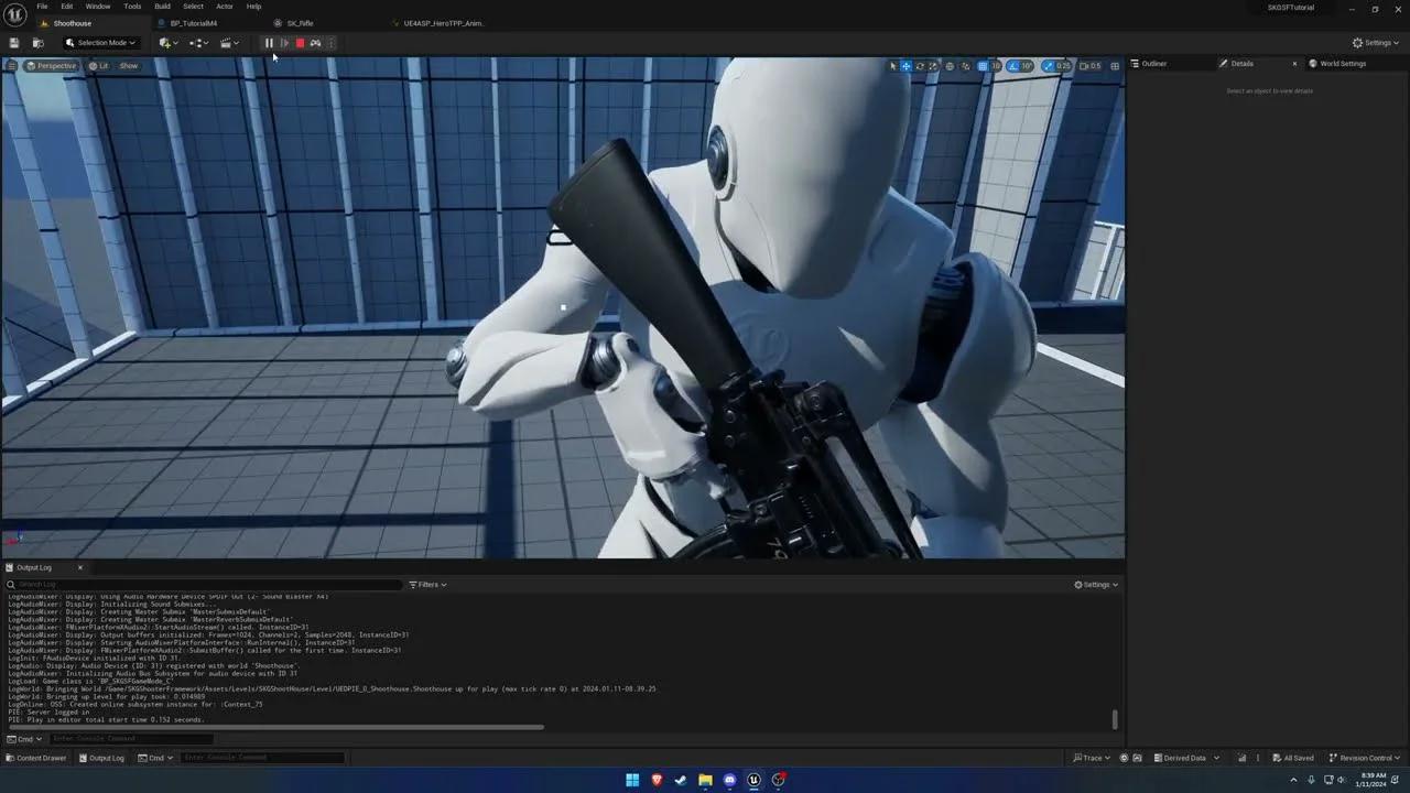 SKG Shooter Framework Tutorial #6: Setup Firearm Collision