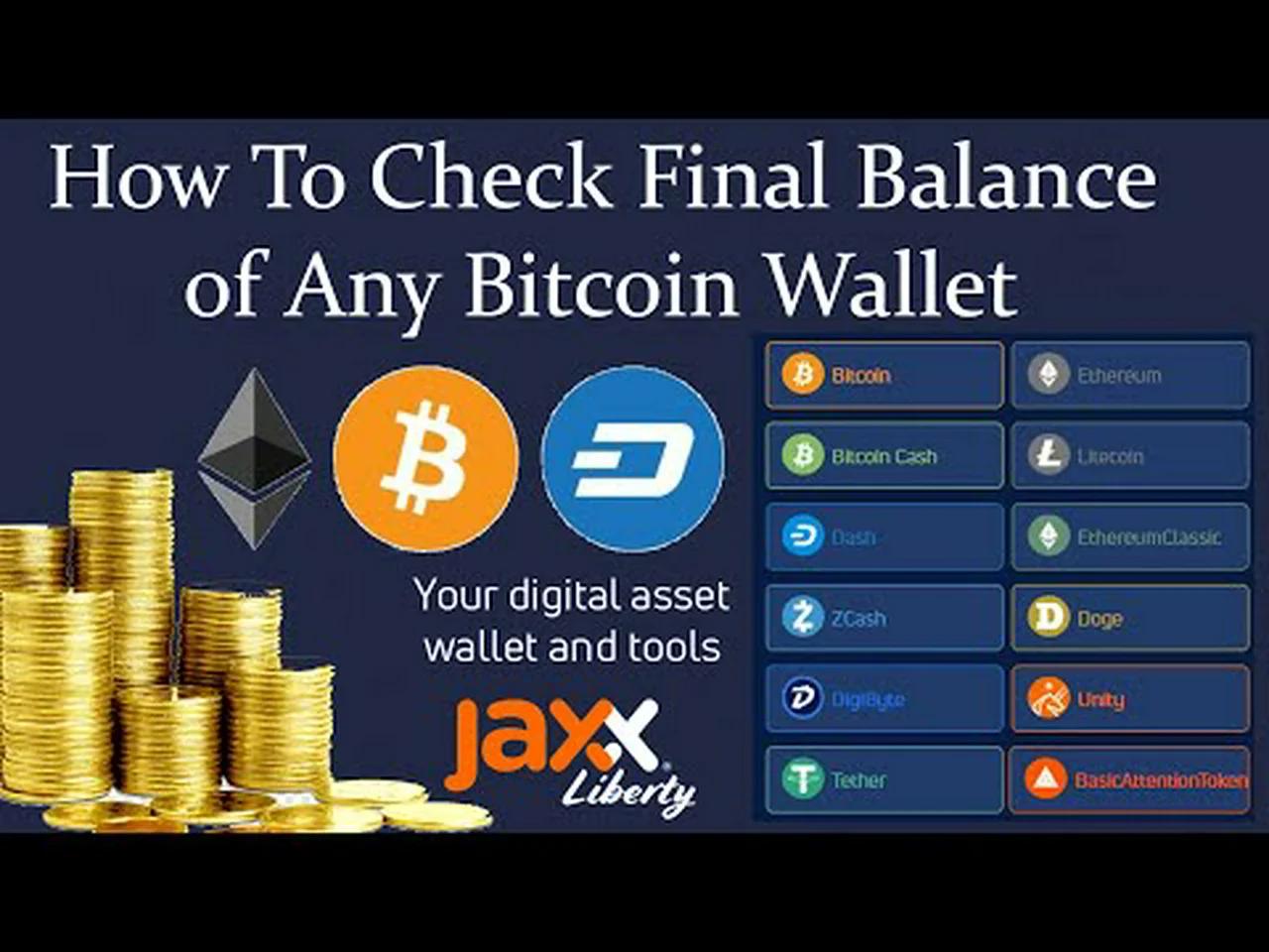 How To Check Final Balance of Any Bitcoin Wallet or Other Crypto ...