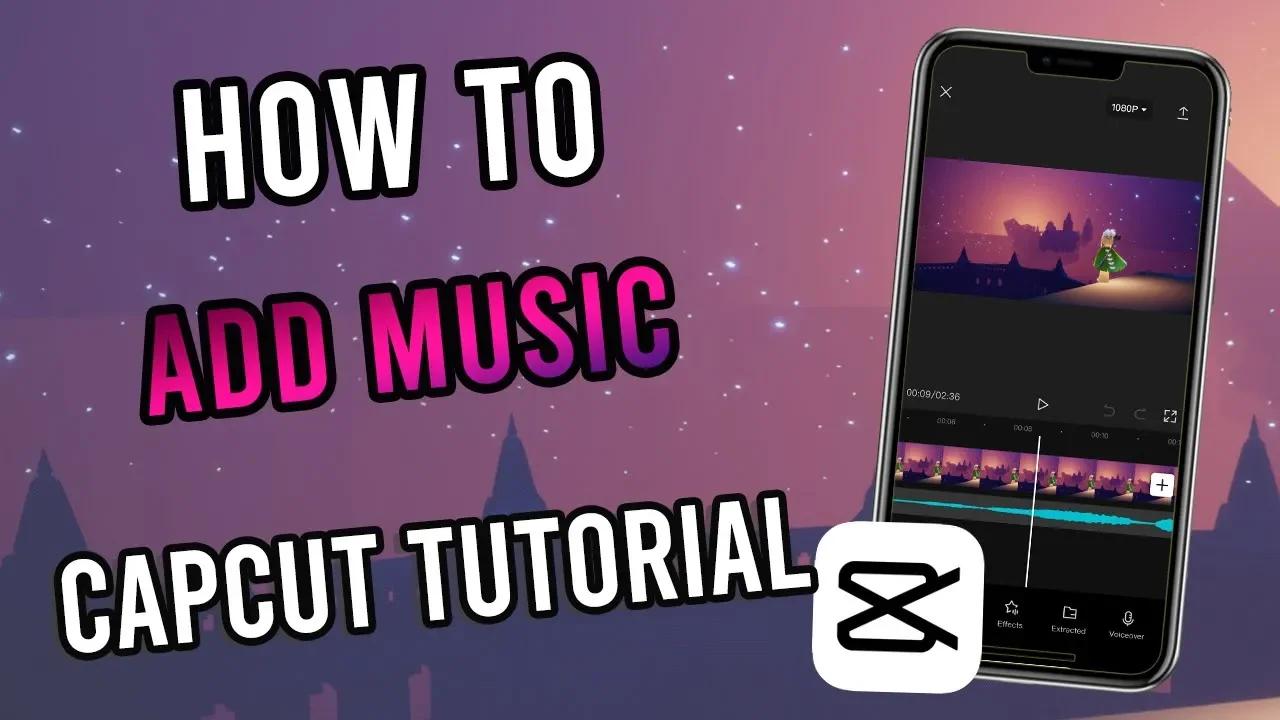 capcut how to add music