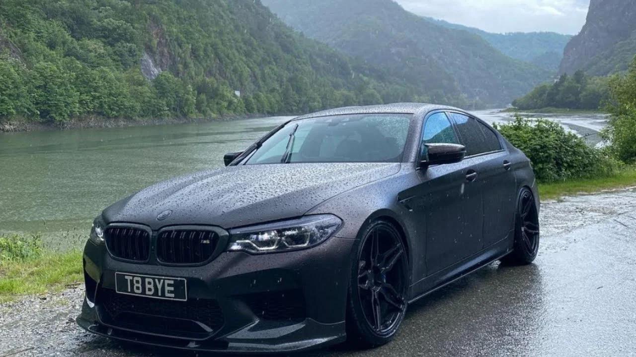 BMW M5 Competition With Andrew Tate Shorts