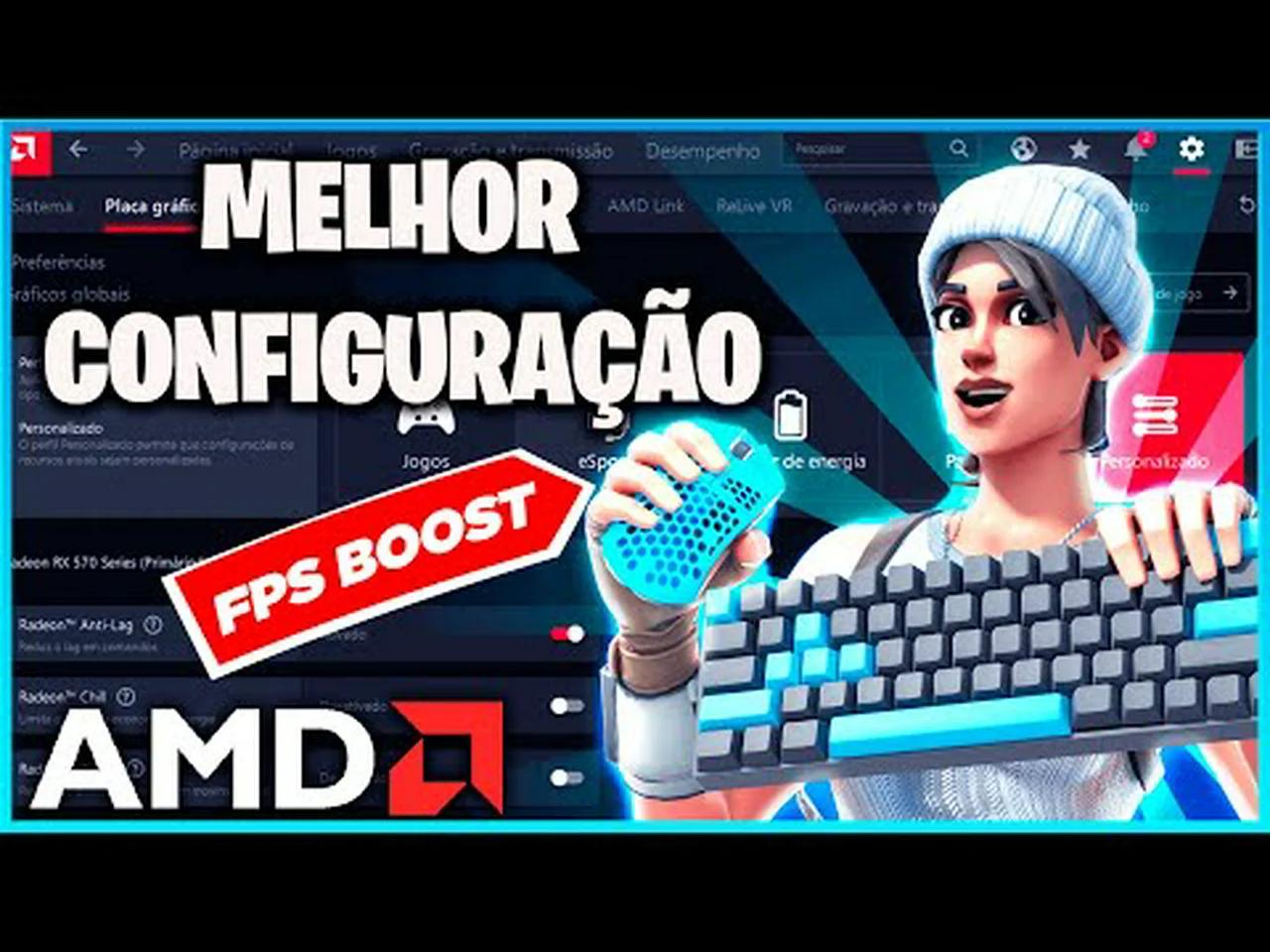 FORTNITE FPS BOOST AMD RADEON AUMENTAR MUITO FPS DO FORTNITE | Placas ...