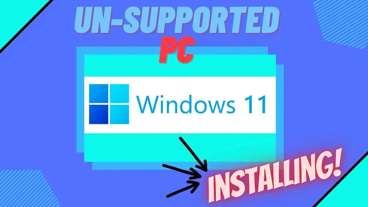 install windows 11 on incompatible computer