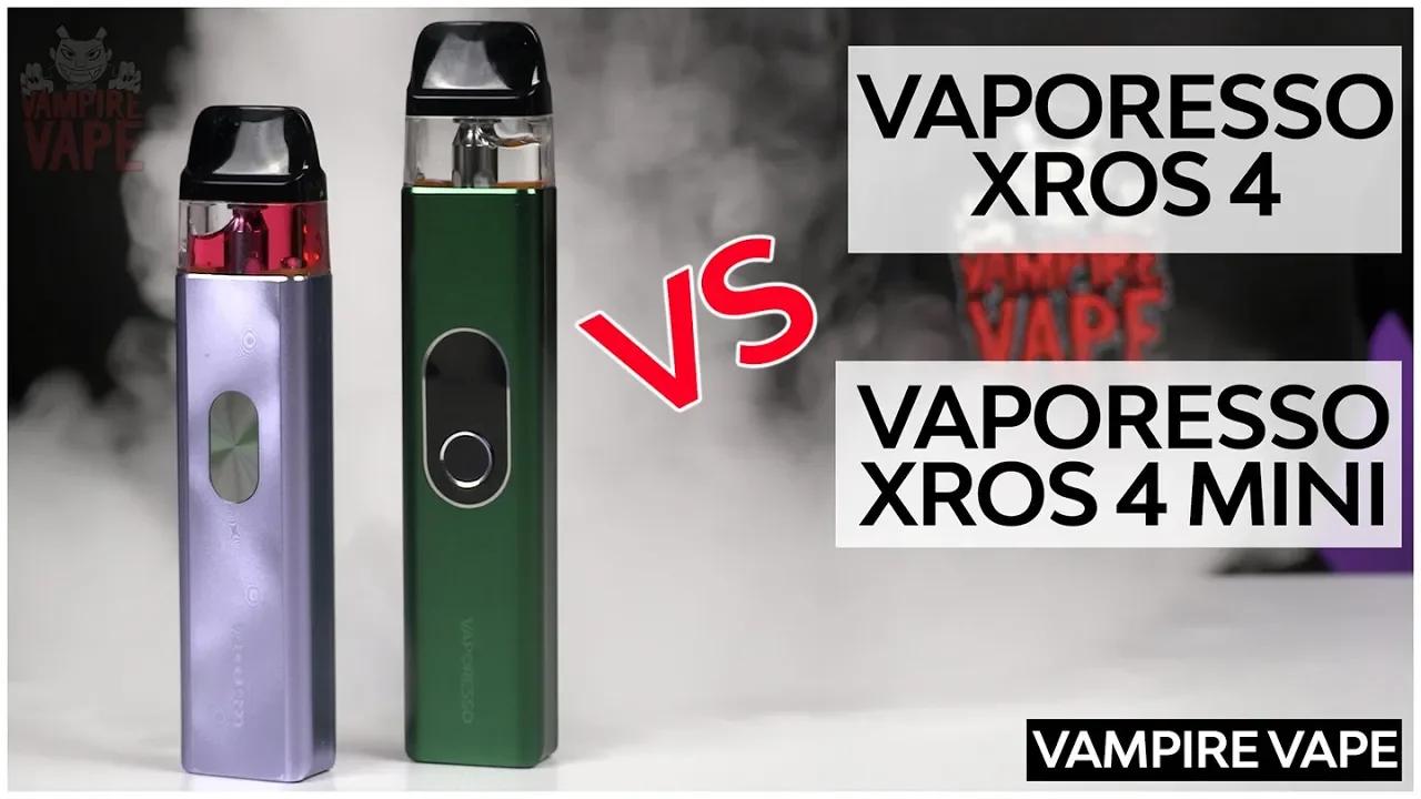 vaporesso xros 5 user guide Vaporesso XROS 4 vs XROS 4 Mini