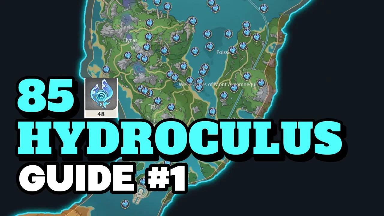ALL 85 Hydroculus Locations in Fontaine Guide 4.0 Part 1 #genshinimpact ...