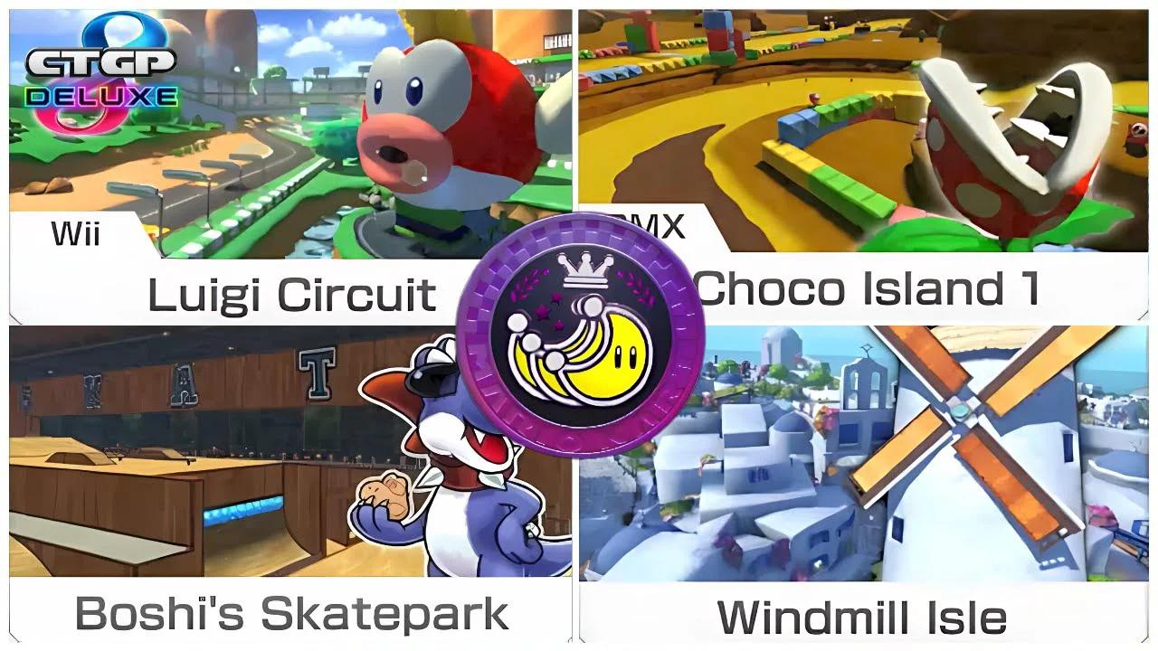 Mario Kart 8 Deluxe: Racing the Multi Moon Cup with CTGP Deluxe Mod!