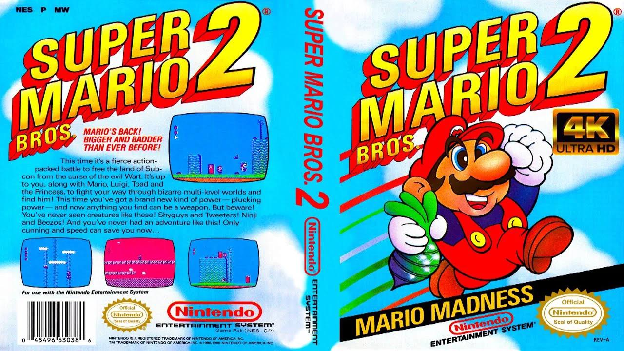 Super Mario Bros 2 Nes Playthrough 4k Ultra Hd