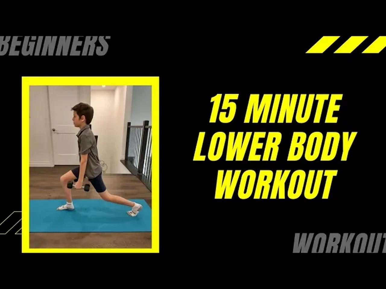 15 minute lower body workout (beginner)