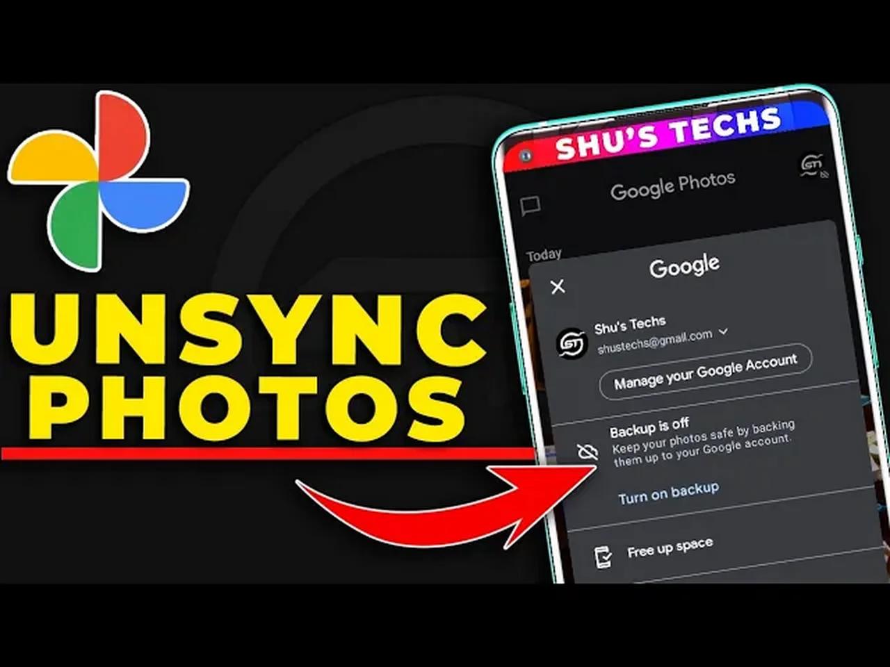 How to Unsync from Google Photos on Android