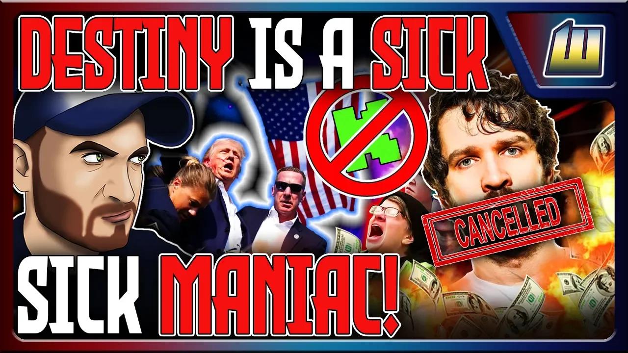 Streamer Destiny Is A Degenerate Leftist Scumbag Who Mocked A Hero