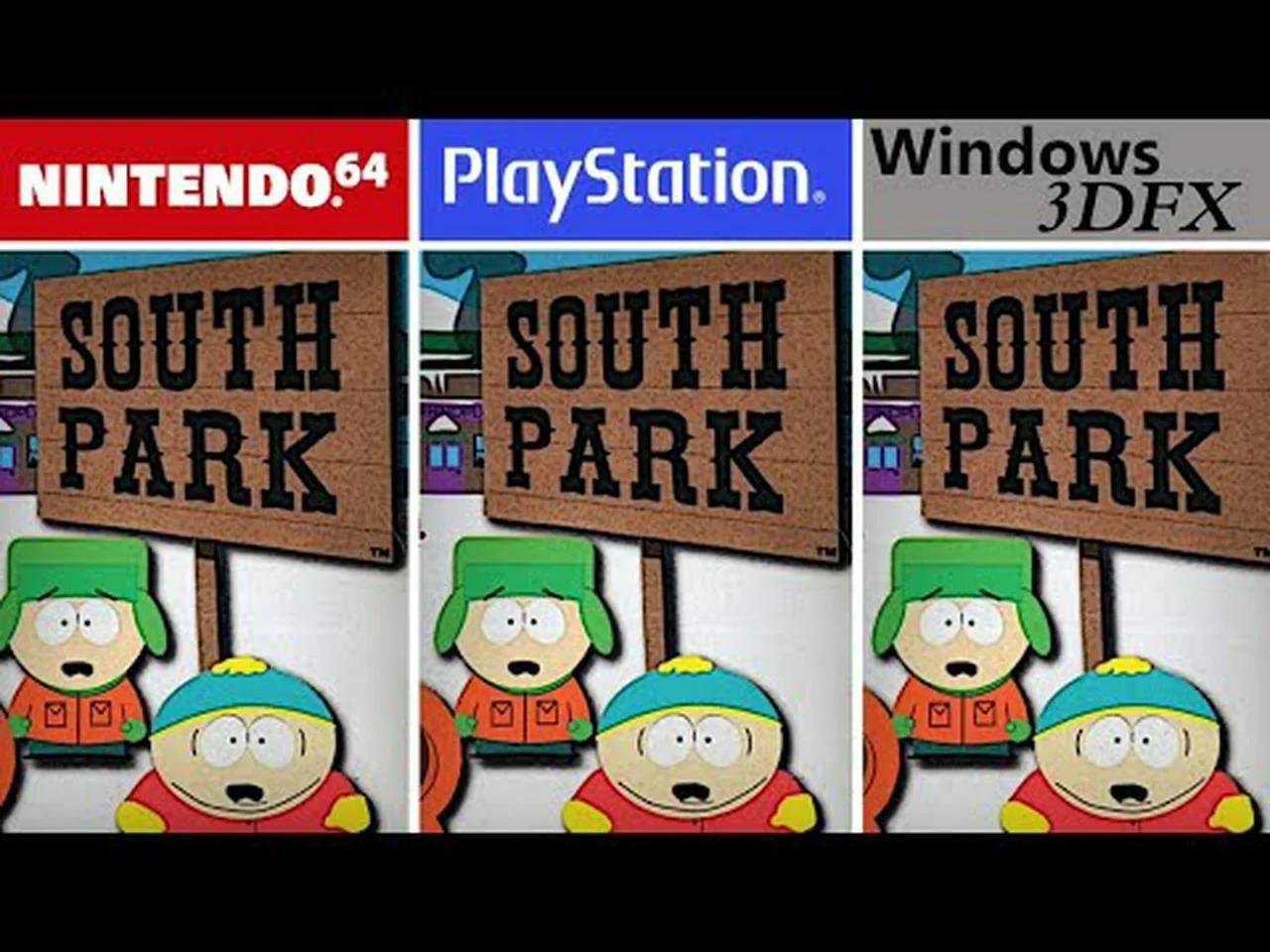 South Park - The Video Game | PS1 vs N64 vs Windows pc vs Retroarch ...
