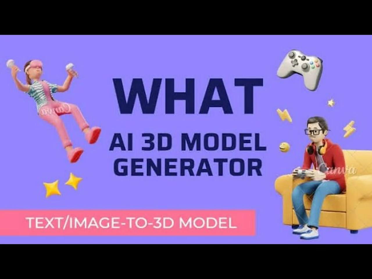 Text To 3D Model Al Generator Free | Best AI 3D Model Generators for ...
