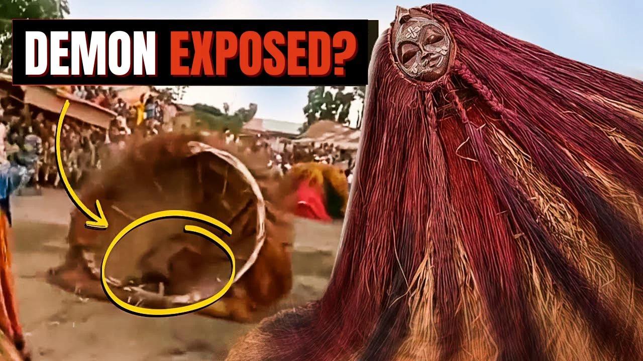 An Empty Dancing Structure African Demon Dance Zangbeto