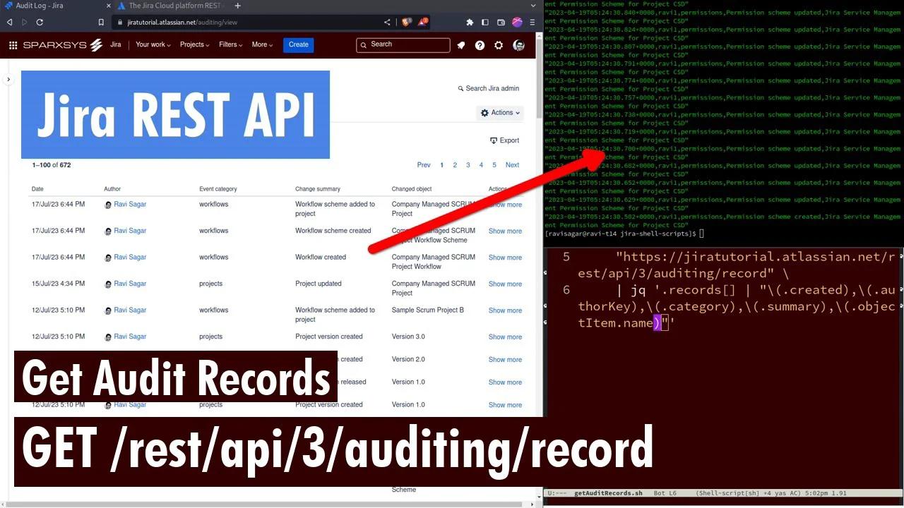 Jira REST API Get Audit Records