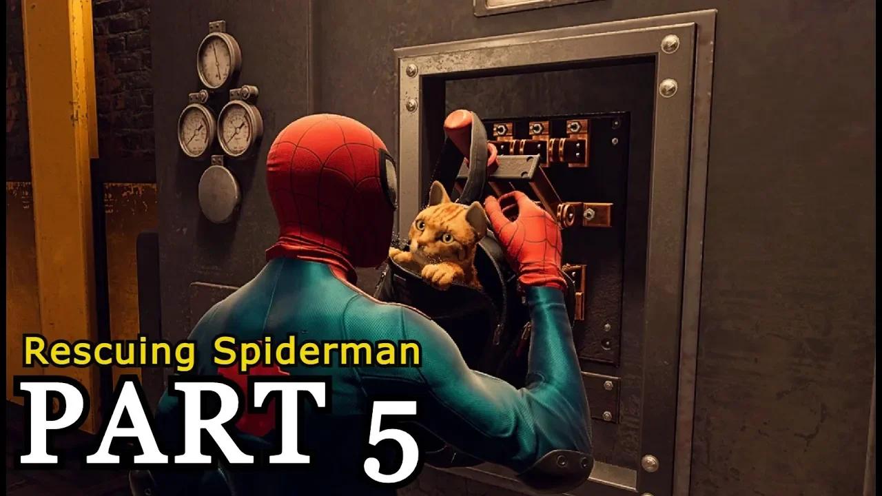 Rescuing Spiderman from Underground || Spider man Miles Morales ...