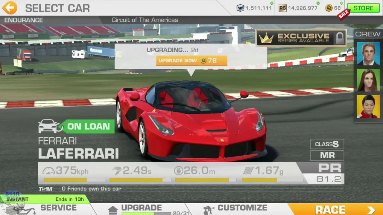 REAL RACING 3–FERRARI LA FERRARI CHAMPIONSHIP(v8.2)–Tiers 6, 7, 8, 9, 10
