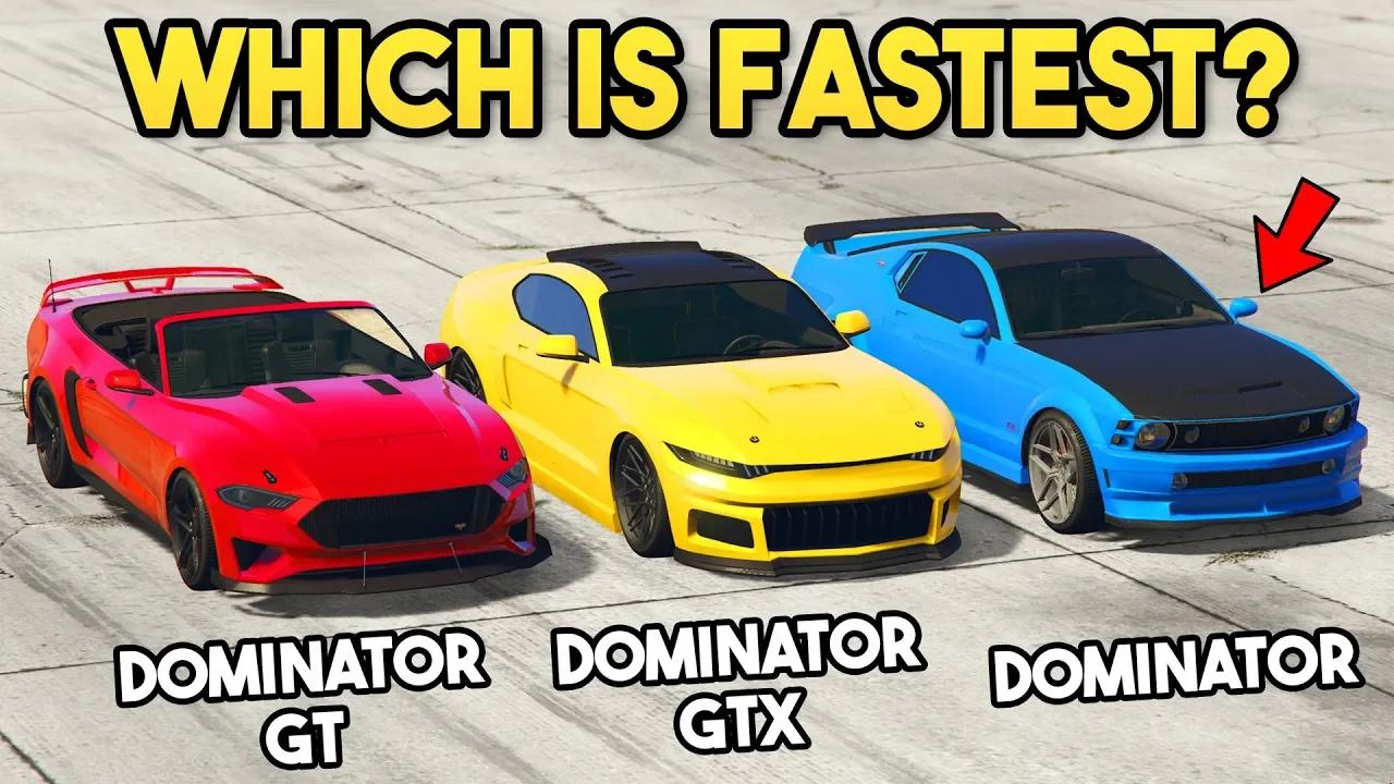 GTA 5 ONLINE - DOMINATOR GT VS DOMINATOR GTX VS DOMINATOR (WHICH IS ...