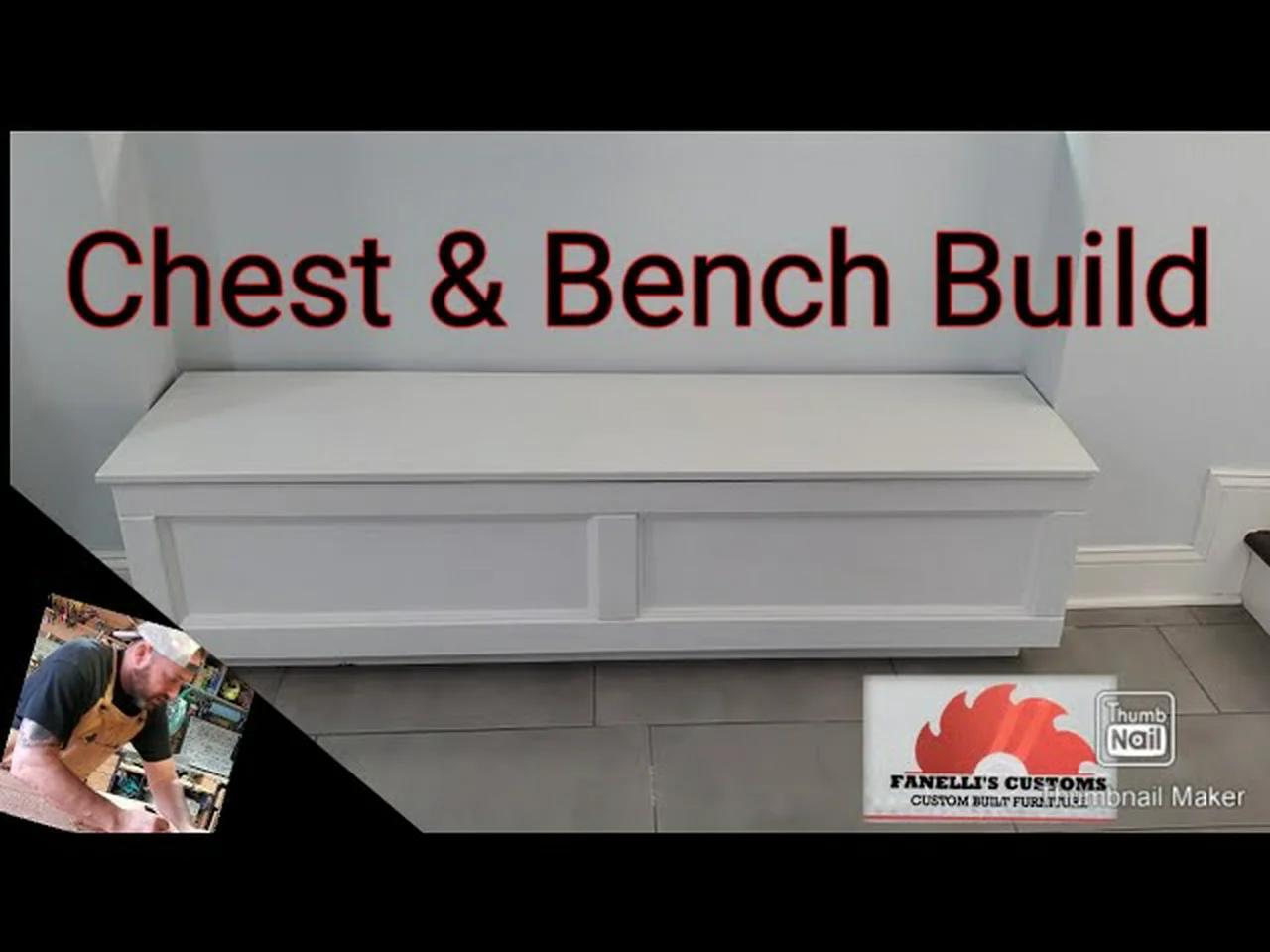 Storage Chest and bench build #build #diy #furniture